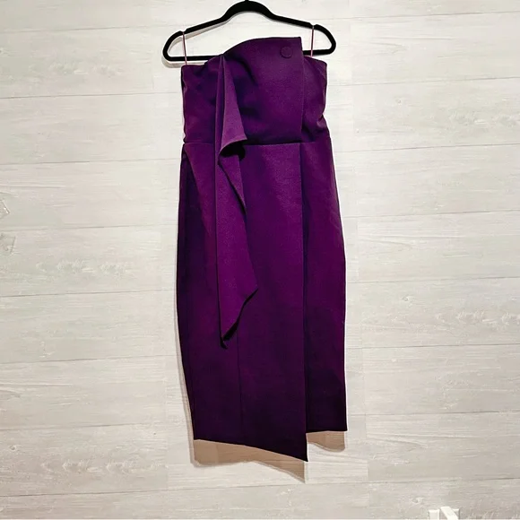 Misha Collection Strapless Dress Size 10 MSRP $340